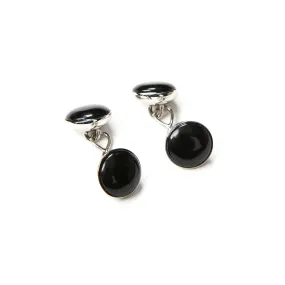 Codis Maya Onyx Capsule Cufflinks