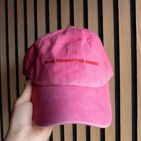 Main Character Energy Pink Cap