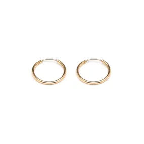 Small Endless Hoop Earrings